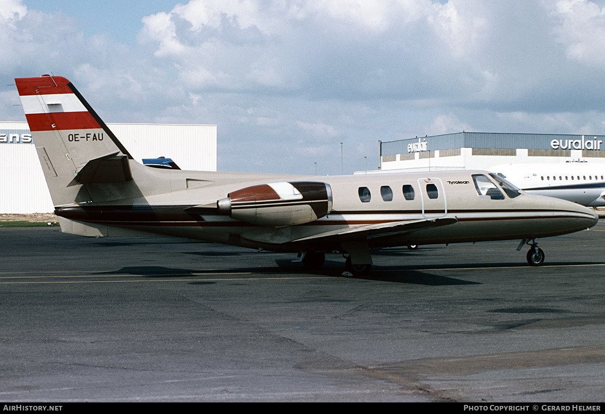 Aircraft Photo of OE-FAU | Cessna 500 Citation | Tyrolean Airways | AirHistory.net #434160