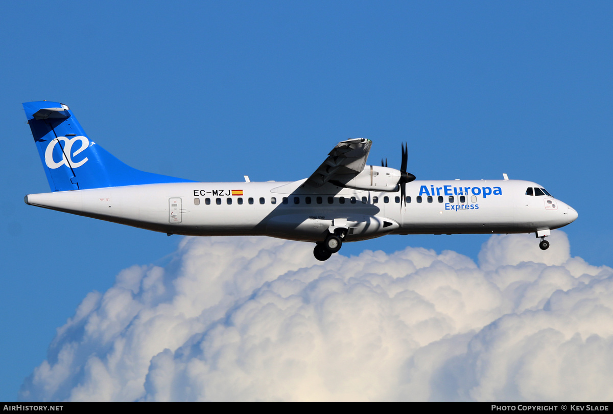 Aircraft Photo of EC-MZJ | ATR ATR-72-500 (ATR-72-212A) | Air Europa Express | AirHistory.net #434165