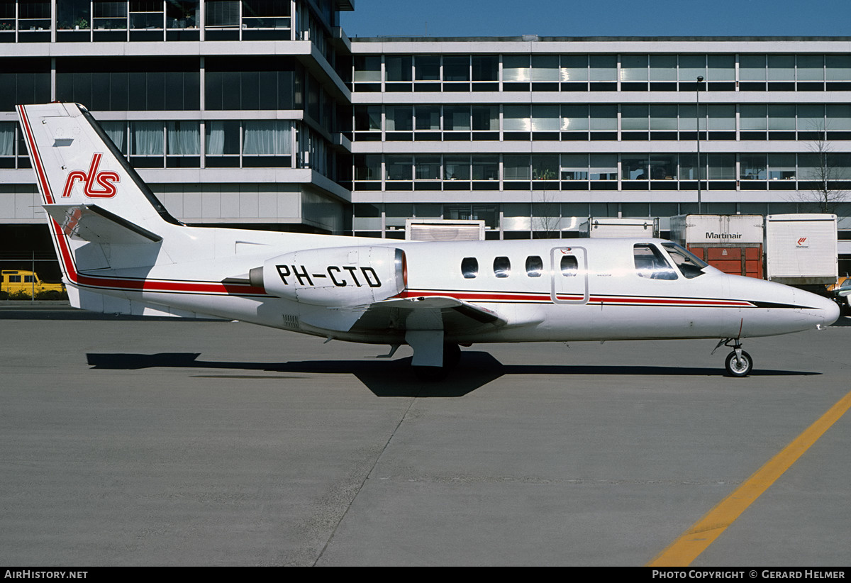 Aircraft Photo of PH-CTD | Cessna 500 Citation | Rijksluchtvaartschool - RLS | AirHistory.net #434174
