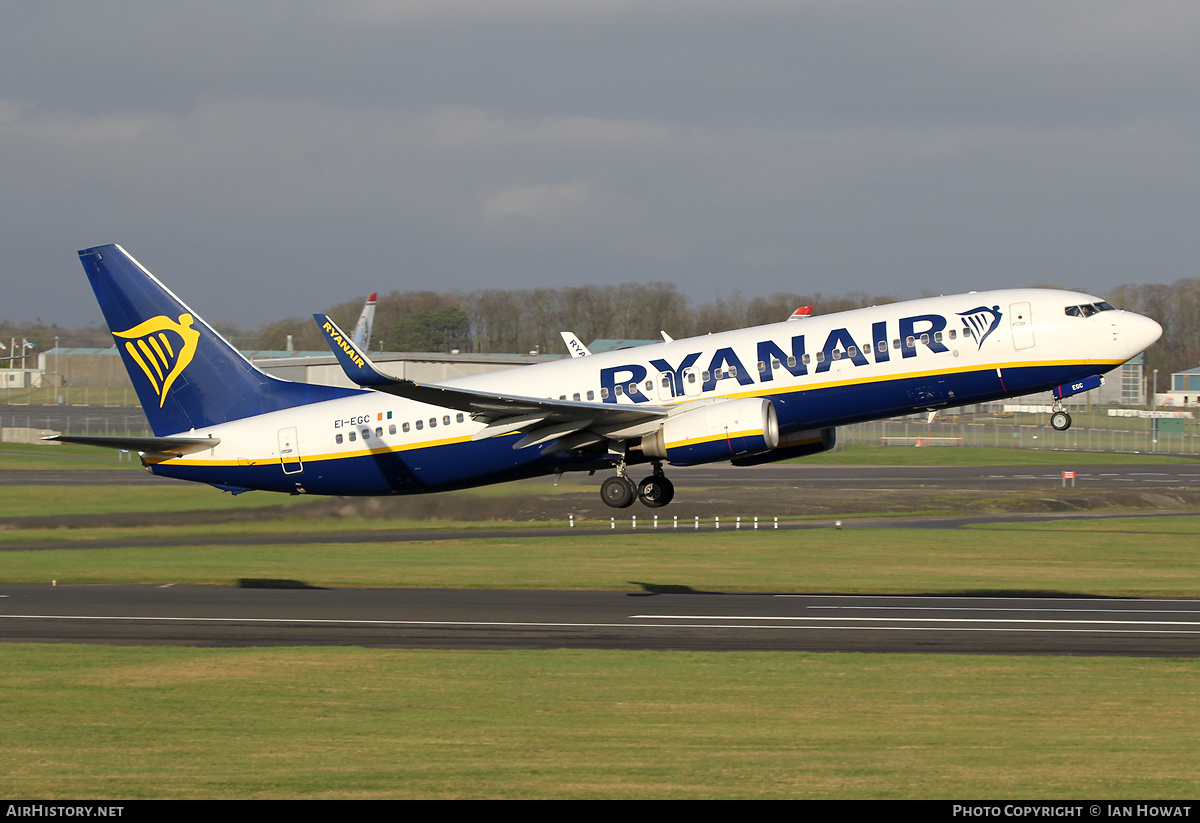 Aircraft Photo of EI-EGC | Boeing 737-8AS | Ryanair | AirHistory.net #434191