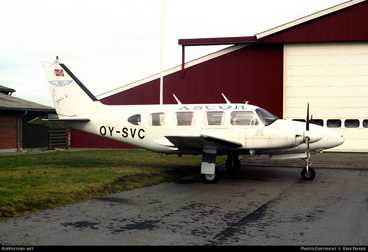 Aircraft Photo of OY-SVC | Piper PA-31-310 Navajo B | Ascor Flyservice | AirHistory.net #434203