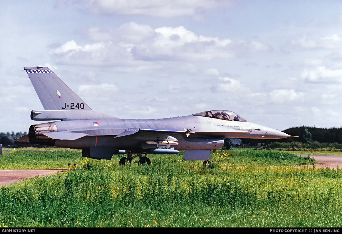 Aircraft Photo of J-240 | General Dynamics F-16A Fighting Falcon | Netherlands - Air Force | AirHistory.net #434205