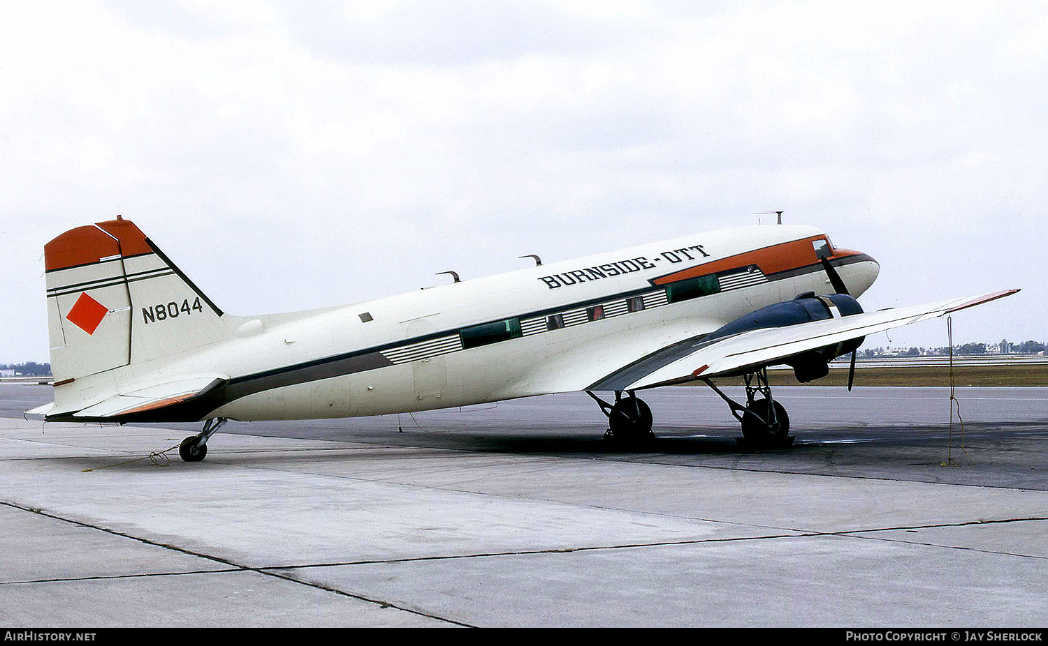 Aircraft Photo of N8044 | Douglas DC-3A-197B | Burnside-Ott Aviation Training Center | AirHistory.net #434210