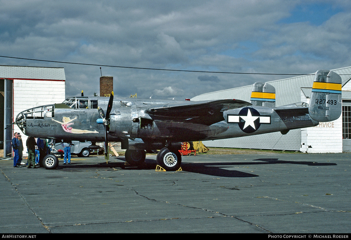 Aircraft Photo of N27493 / 327493 | North American B-25J Mitchell | Confederate Air Force | USA - Air Force | AirHistory.net #434233