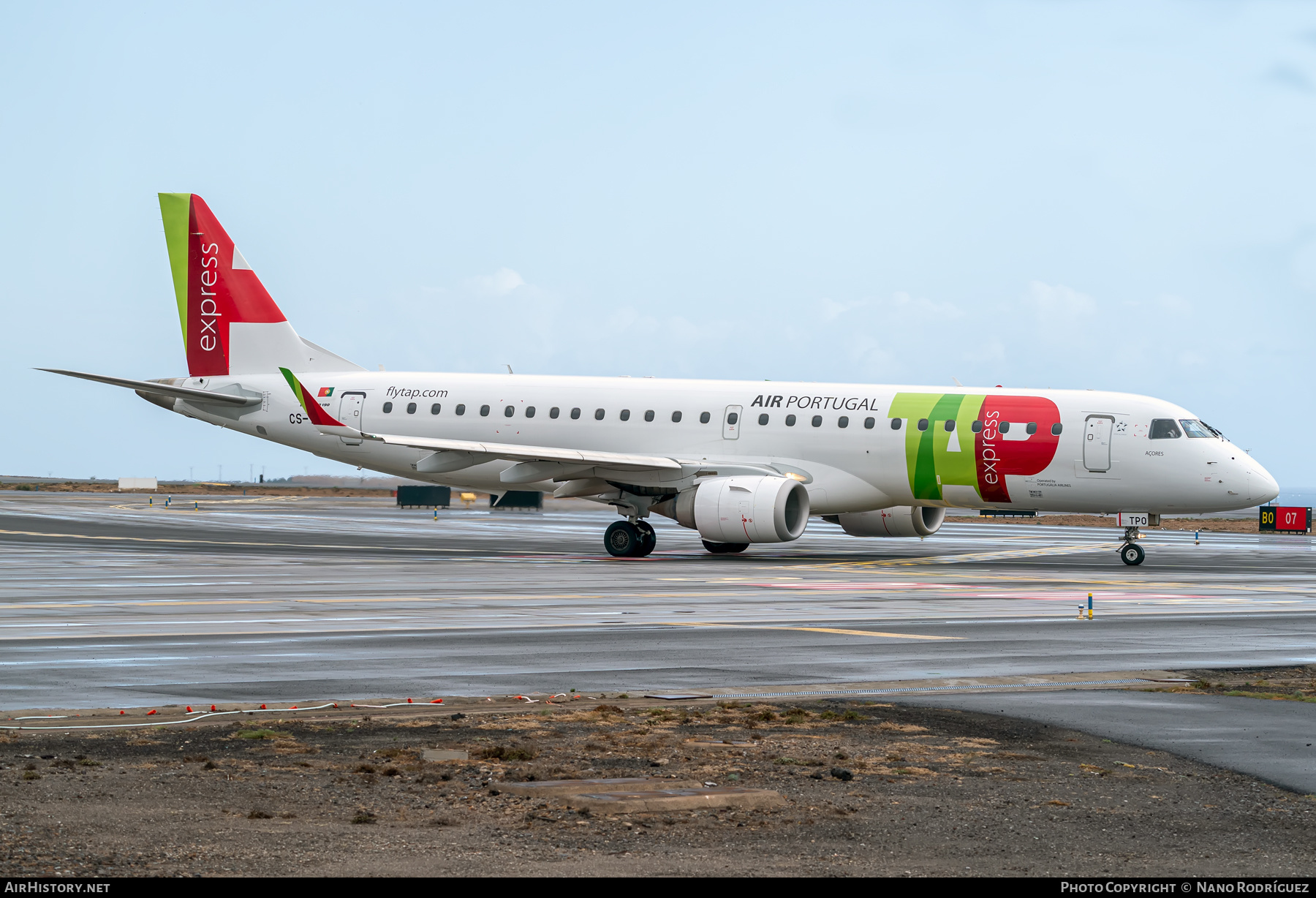 Aircraft Photo of CS-TPO | Embraer 190LR (ERJ-190-100LR) | TAP Air Portugal Express | AirHistory.net #434251