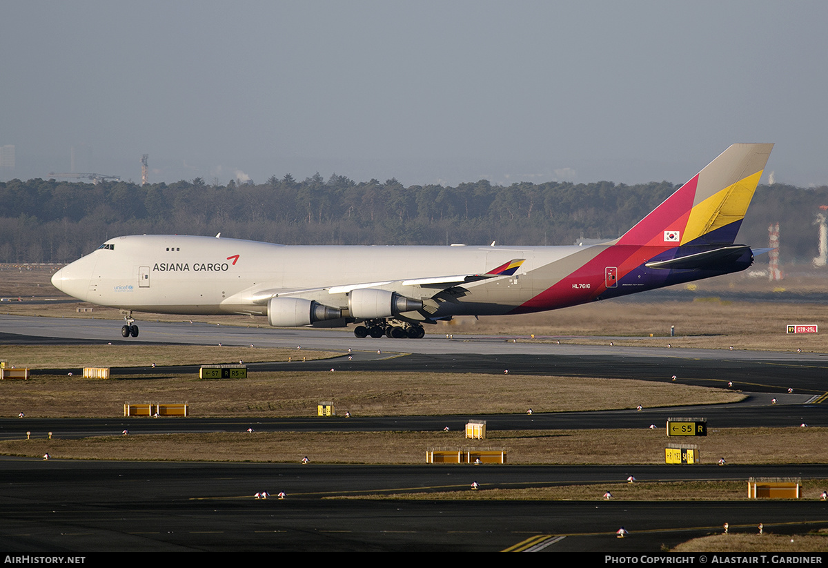 Aircraft Photo of HL7616 | Boeing 747-446F/SCD | Asiana Airlines Cargo | AirHistory.net #434266