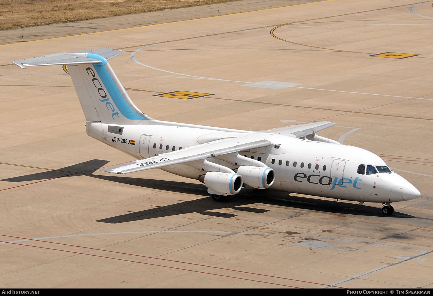 Aircraft Photo of CP-2850 | BAE Systems Avro 146-RJ85 | Linea Aérea Ecojet | AirHistory.net #434280