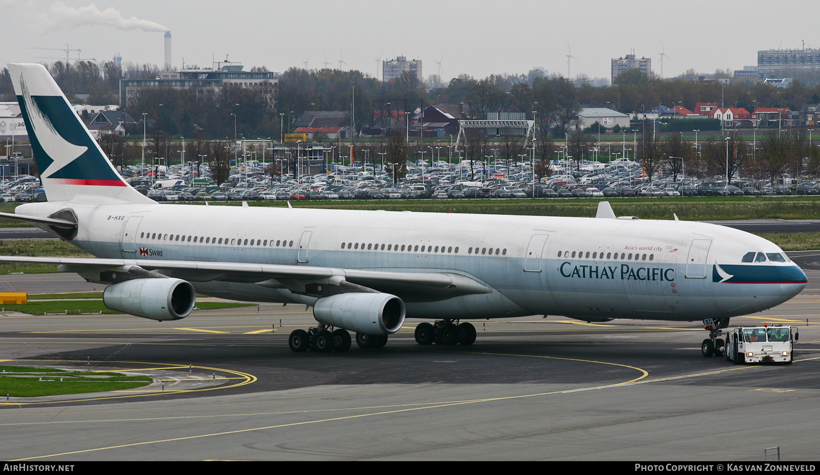 Aircraft Photo of B-HXG | Airbus A340-313 | Cathay Pacific Airways | AirHistory.net #434284