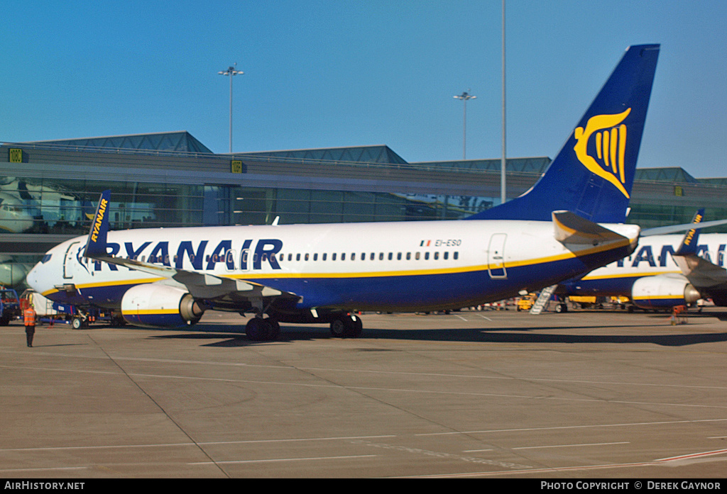 Aircraft Photo of EI-ESO | Boeing 737-8AS | Ryanair | AirHistory.net #434300
