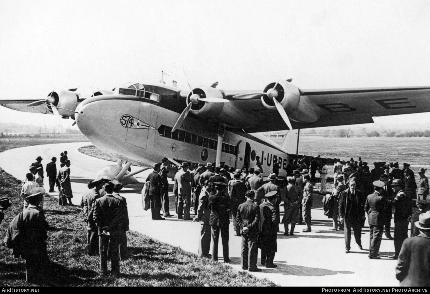 Aircraft Photo of I-URBE | Savoia-Marchetti S.74 | Ala Littoria | AirHistory.net #434332