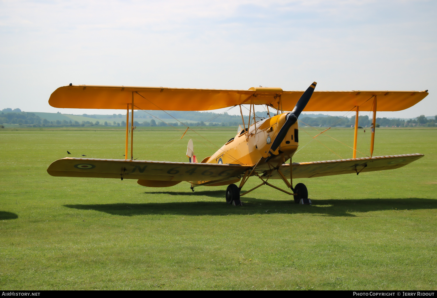 Aircraft Photo of G-ANKZ / N-6466 | De Havilland D.H. 82A Tiger Moth | UK - Air Force | AirHistory.net #434349