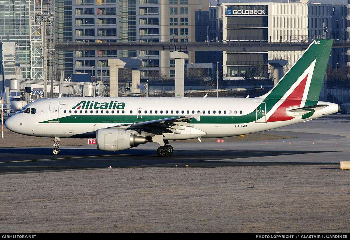 Aircraft Photo of EI-IMX | Airbus A319-111 | Alitalia | AirHistory.net #434371