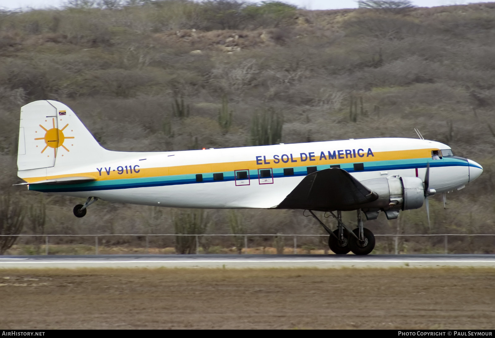 Aircraft Photo of YV-911C | Douglas C-47B Skytrain | El Sol de América | AirHistory.net #434377