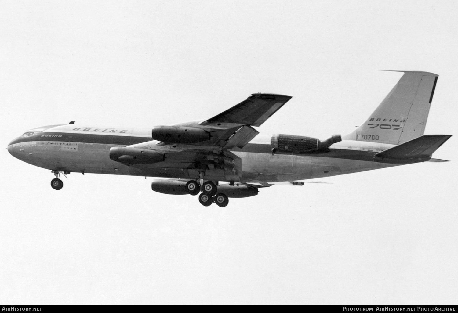 Aircraft Photo of N70700 | Boeing 367-80(B) | Boeing | AirHistory.net #434388