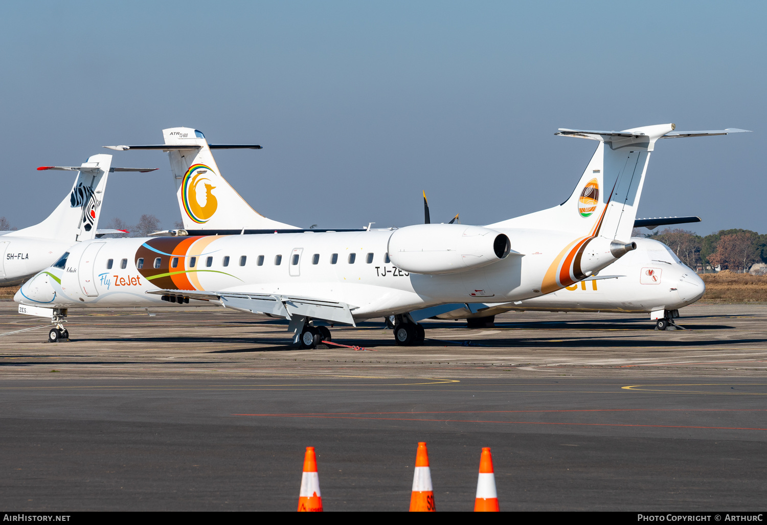 Aircraft Photo of TJ-ZES | Embraer ERJ-145MP (EMB-145MP) | ZeJet | AirHistory.net #434389
