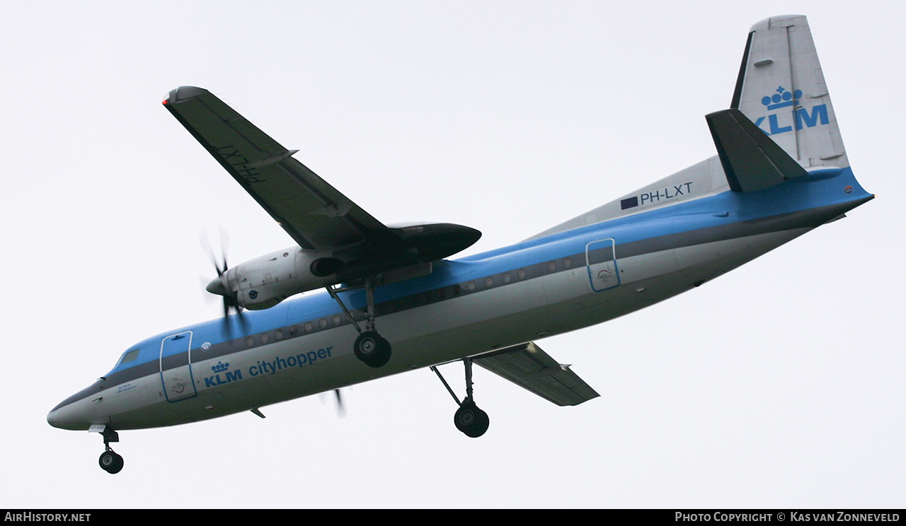 Aircraft Photo of PH-LXT | Fokker 50 | KLM Cityhopper | AirHistory.net #434419