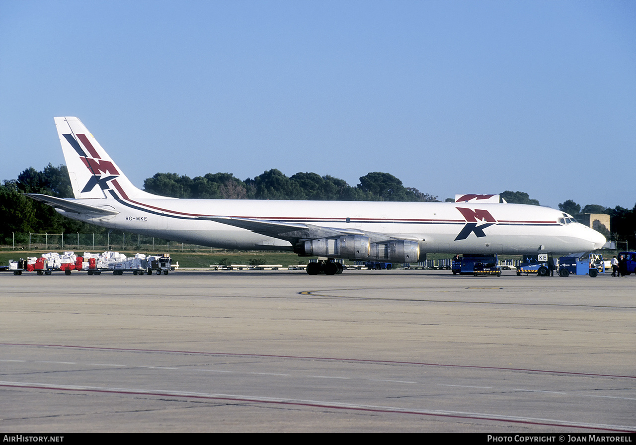 Aircraft Photo of 9G-MKE | Douglas DC-8-55(F) | MK Airlines | AirHistory.net #434437