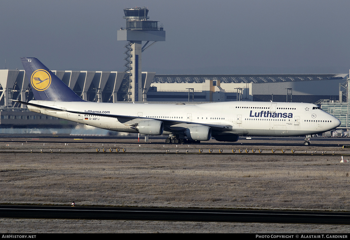 Aircraft Photo of D-ABYJ | Boeing 747-830 | Lufthansa | AirHistory.net #434443