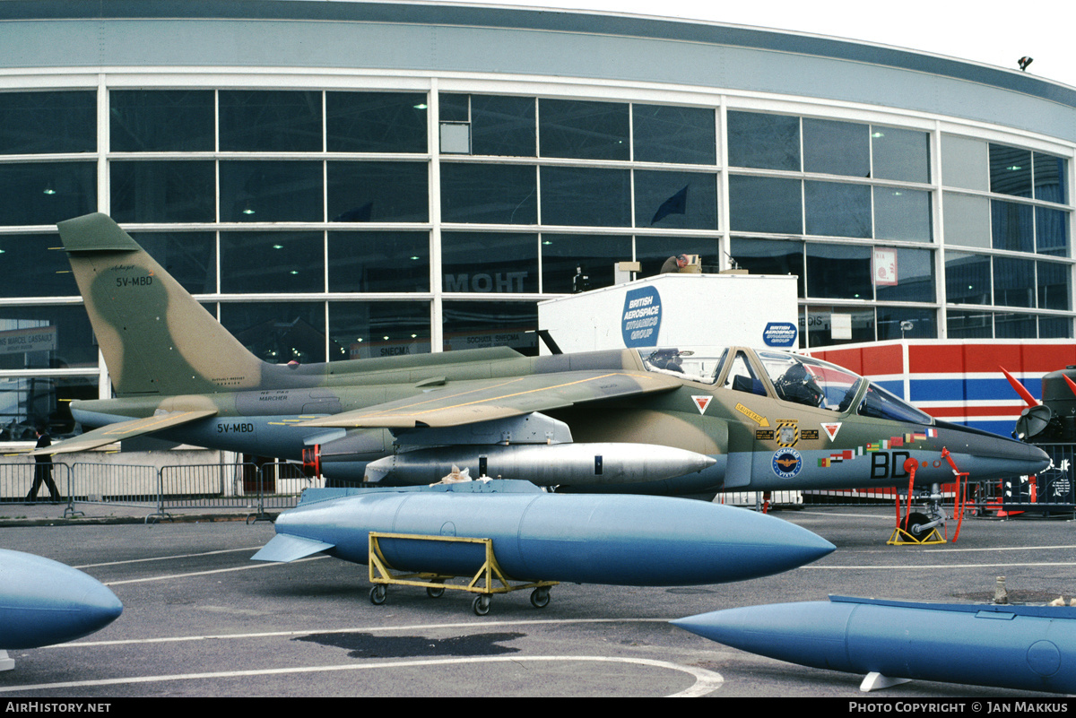 Aircraft Photo of 5V-MBD | Dassault-Dornier Alpha Jet | AirHistory.net #434446
