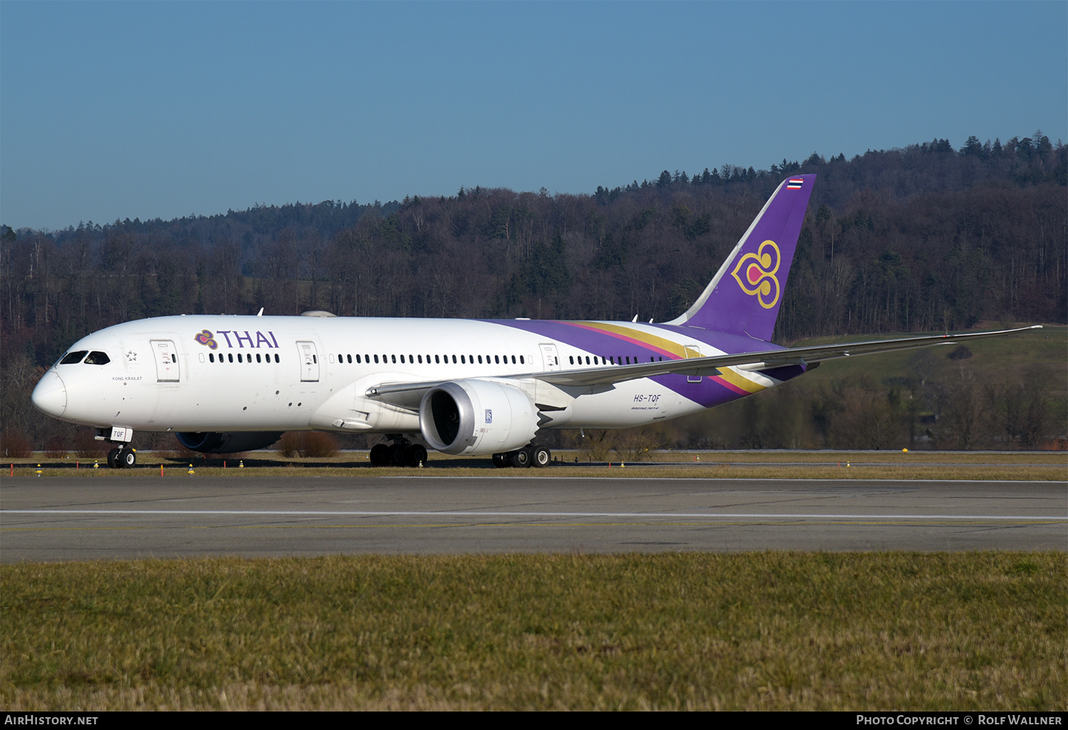 Aircraft Photo of HS-TQF | Boeing 787-8 Dreamliner | Thai Airways International | AirHistory.net #434475