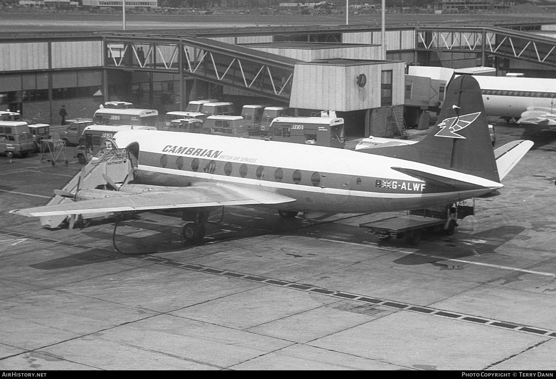 Aircraft Photo of G-ALWF | Vickers 701 Viscount | Cambrian Airways | AirHistory.net #434478