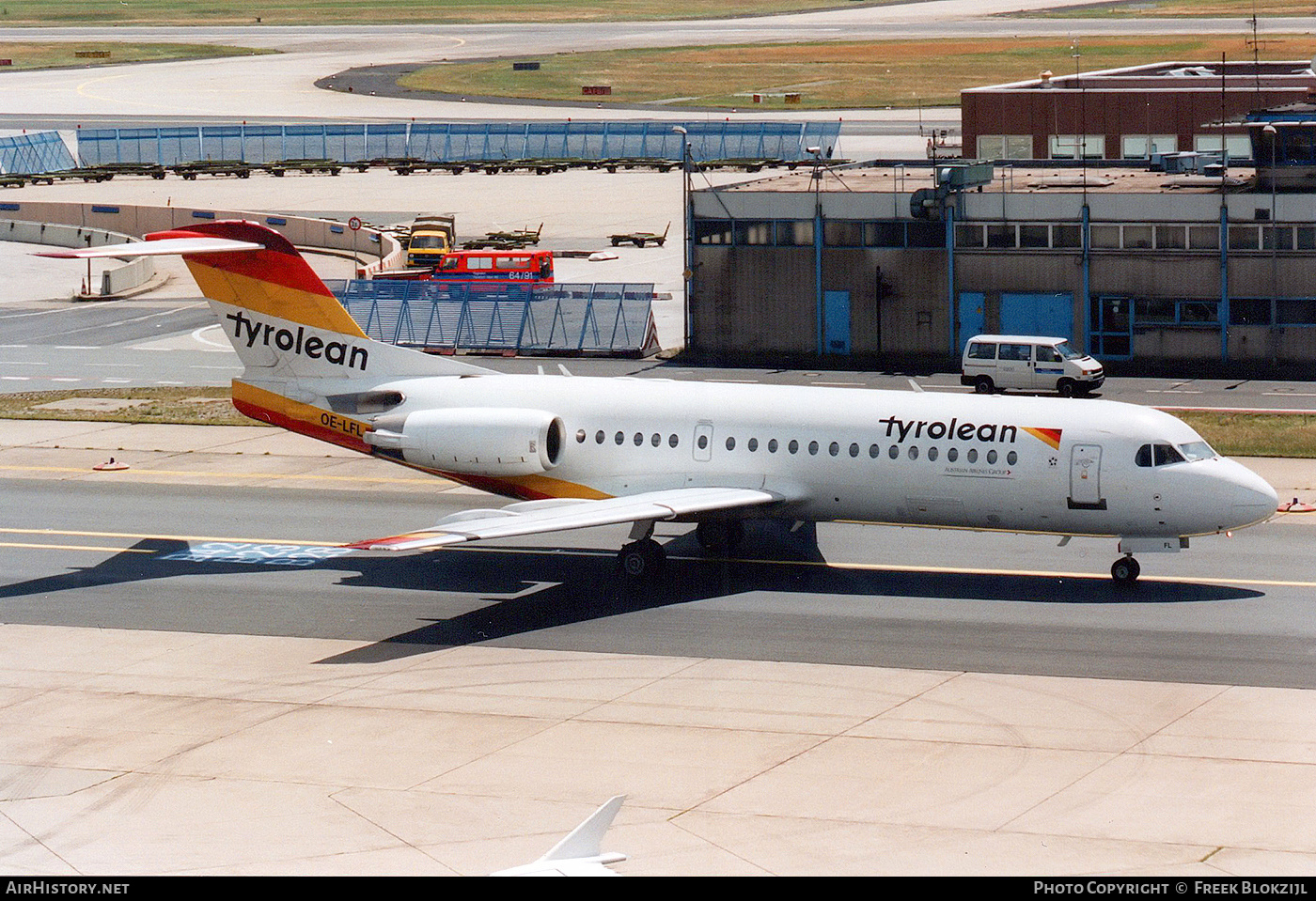 Aircraft Photo of OE-LFL | Fokker 70 (F28-0070) | Tyrolean Airways | AirHistory.net #434505