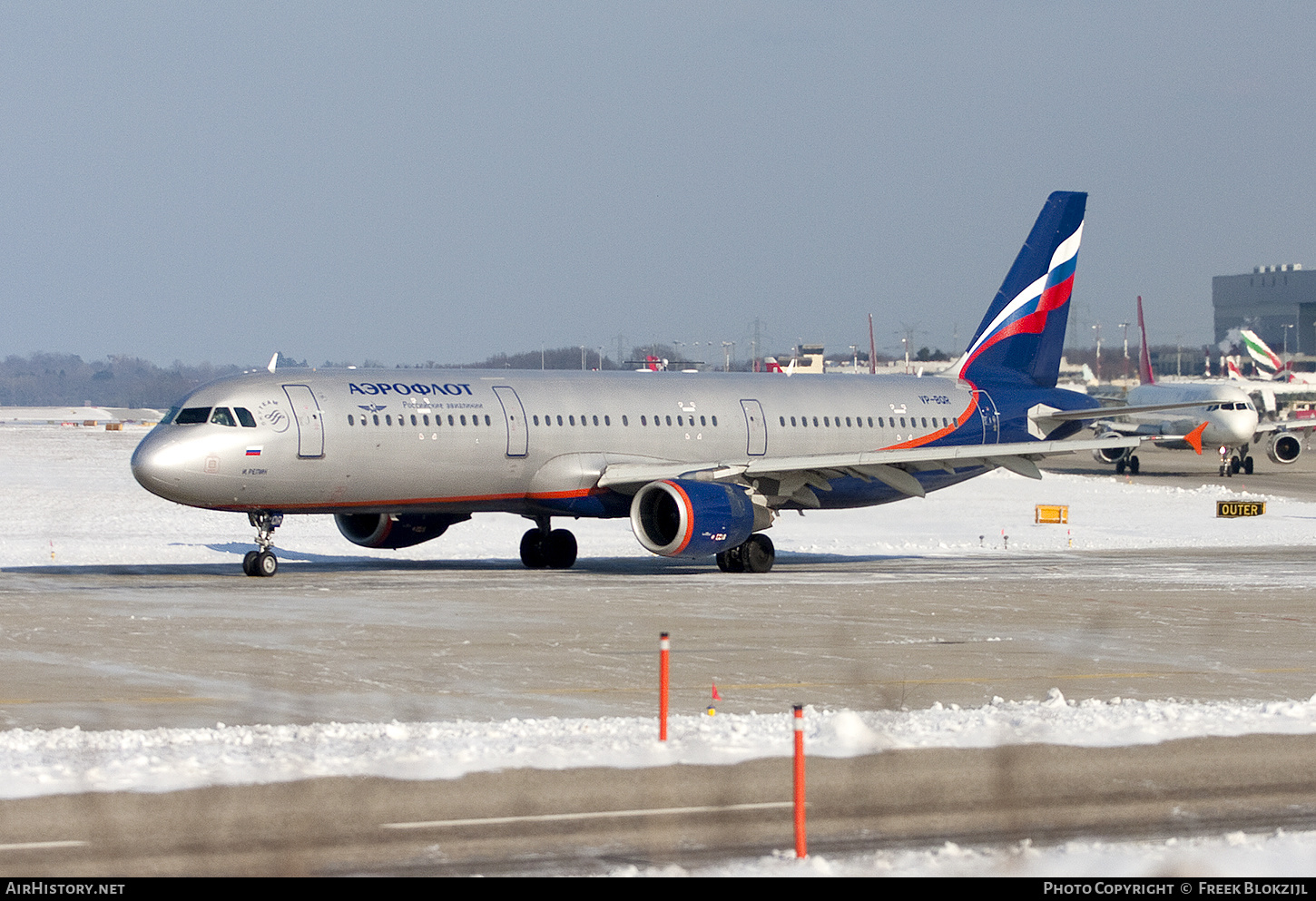 Aircraft Photo of VP-BQR | Airbus A321-211 | Aeroflot - Russian Airlines | AirHistory.net #434507