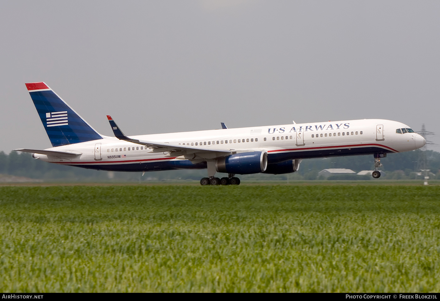 Aircraft Photo of N935UW | Boeing 757-2B7 | US Airways | AirHistory.net #434551