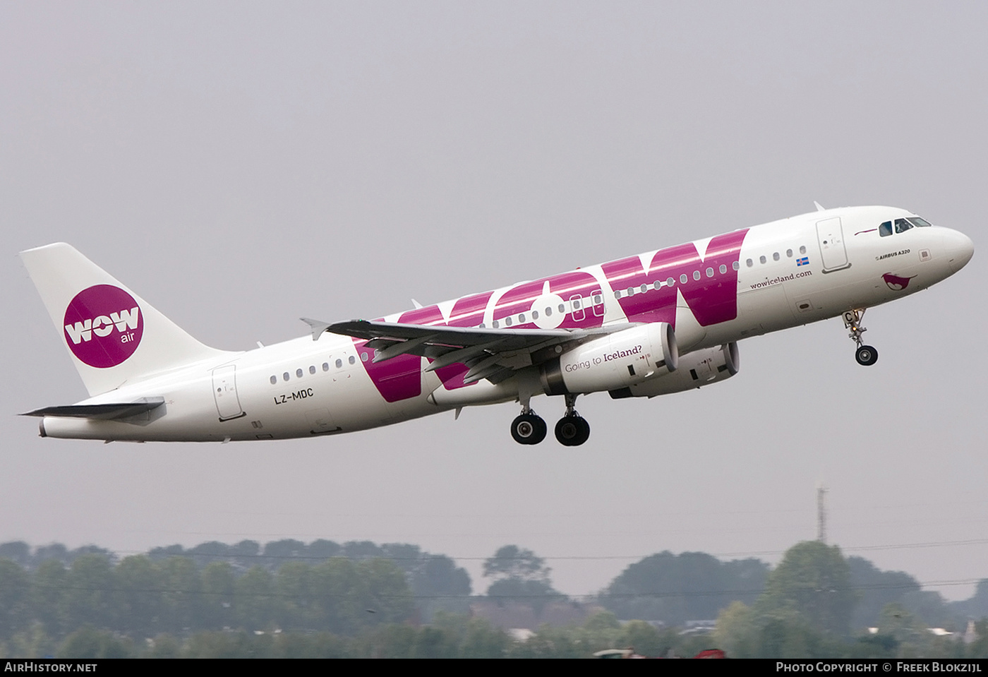Aircraft Photo of LZ-MDC | Airbus A320-232 | WOW Air | AirHistory.net #434562