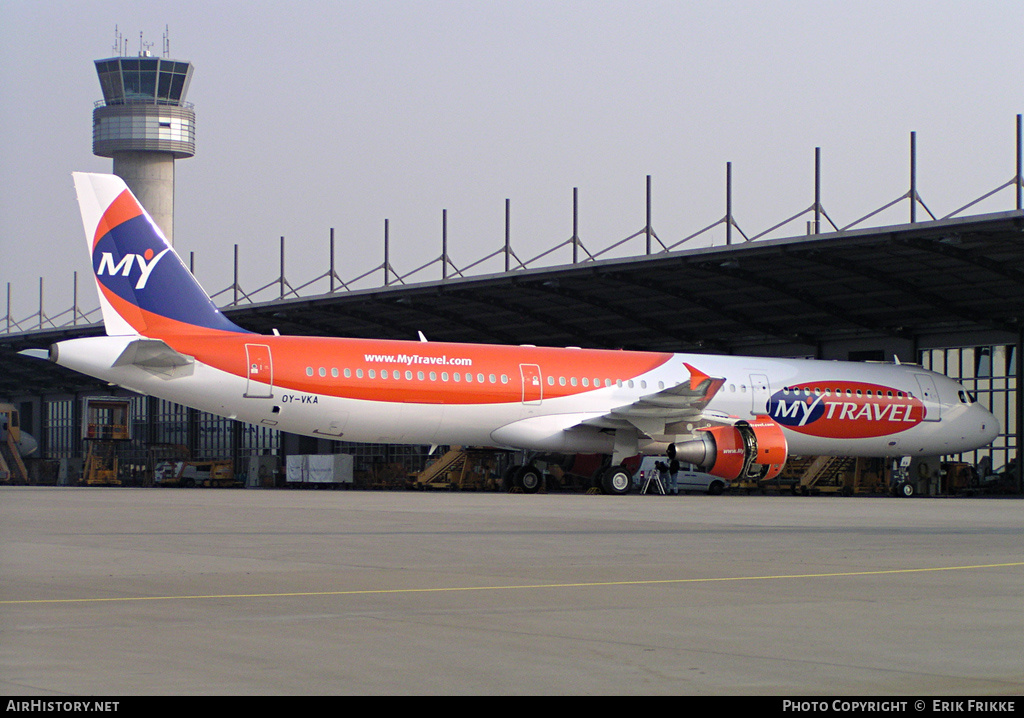 Aircraft Photo of OY-VKA | Airbus A321-211 | MyTravel Airways | AirHistory.net #434615