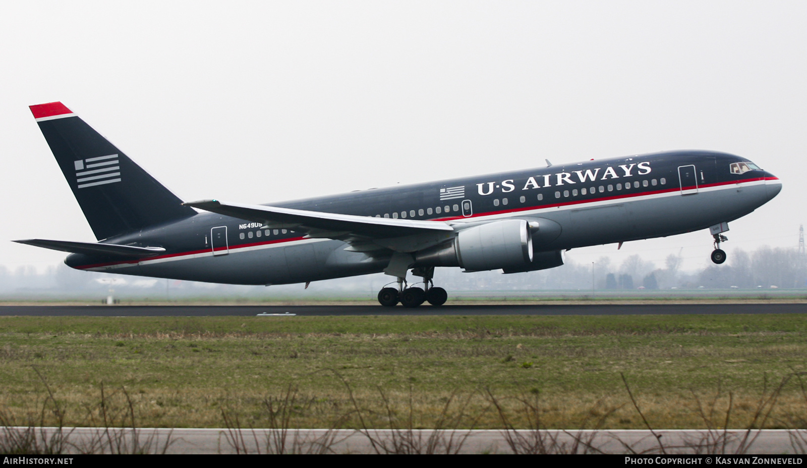 Aircraft Photo of N649US | Boeing 767-201/ER | US Airways | AirHistory.net #434661