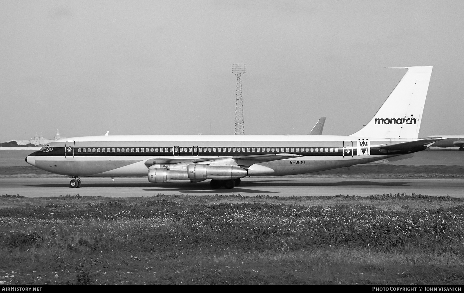 Aircraft Photo of G-BFMI | Boeing 707-123(B) | Monarch Airlines | AirHistory.net #434668