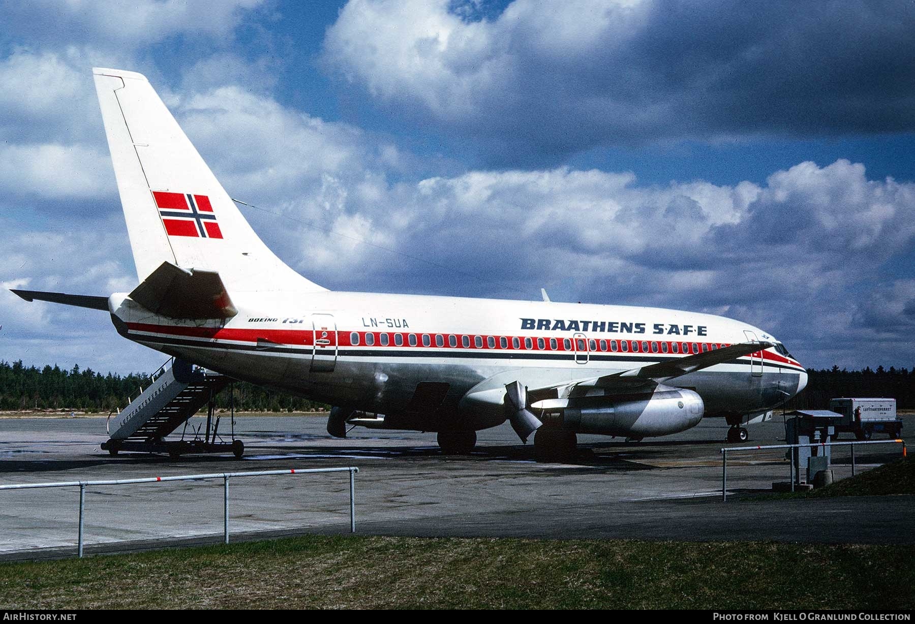 Aircraft Photo of LN-SUA | Boeing 737-205C | Braathens SAFE | AirHistory.net #434694