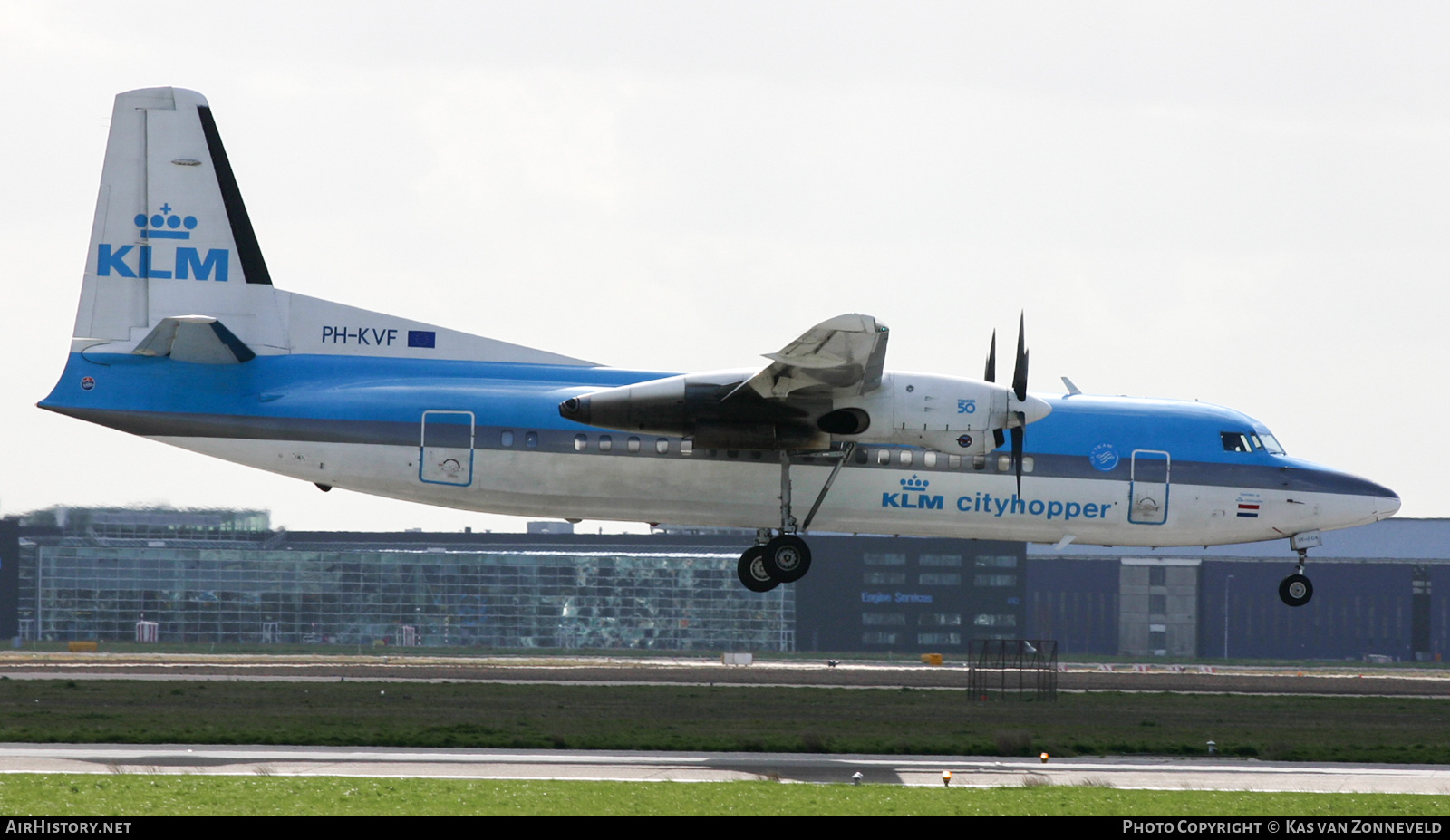 Aircraft Photo of PH-KVF | Fokker 50 | KLM Cityhopper | AirHistory.net #434737