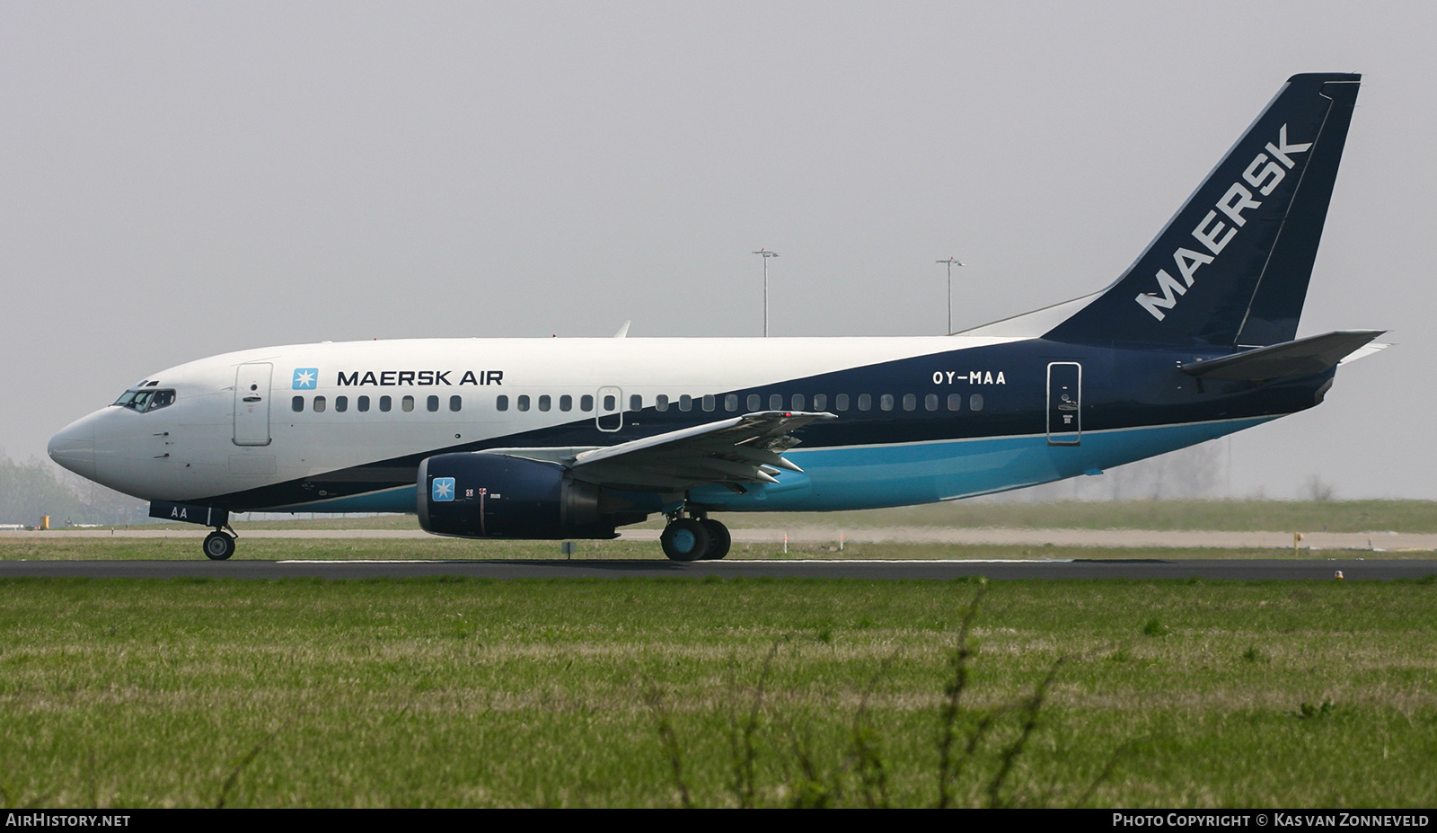 Aircraft Photo of OY-MAA | Boeing 737-5L9 | Maersk Air | AirHistory.net #434760