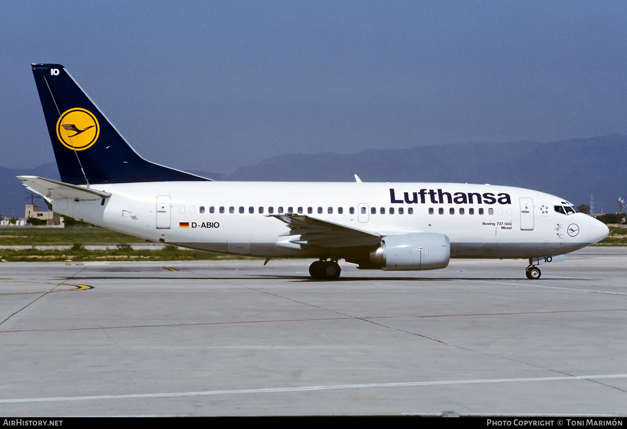 Aircraft Photo of D-ABIO | Boeing 737-530 | Lufthansa | AirHistory.net #434781