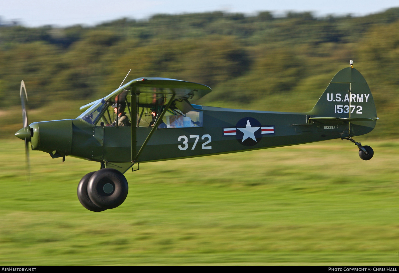 Aircraft Photo of N123SA / 15372 | Piper PA-18-150 Super Cub | USA - Army | AirHistory.net #434820