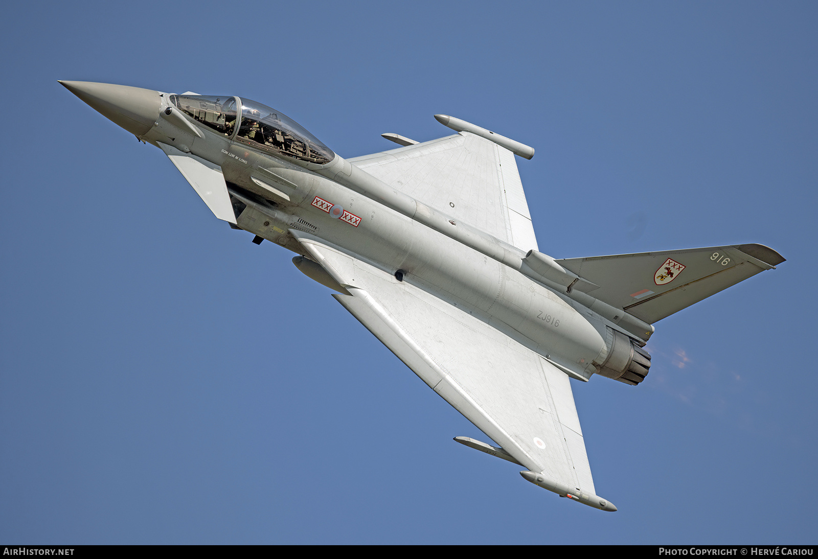 Aircraft Photo of ZJ916 | Eurofighter EF-2000 Typhoon FGR4 | UK - Air Force | AirHistory.net #434838