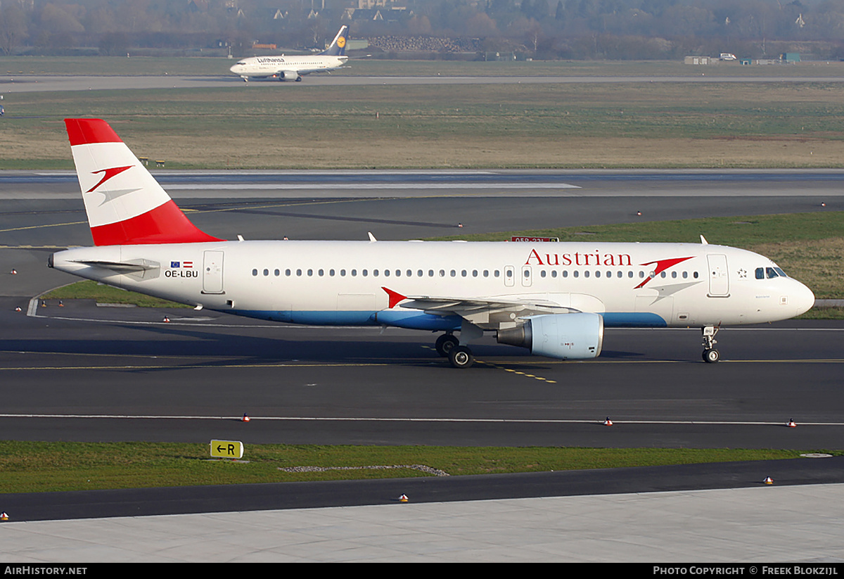 Aircraft Photo of OE-LBU | Airbus A320-214 | Austrian Airlines | AirHistory.net #434849