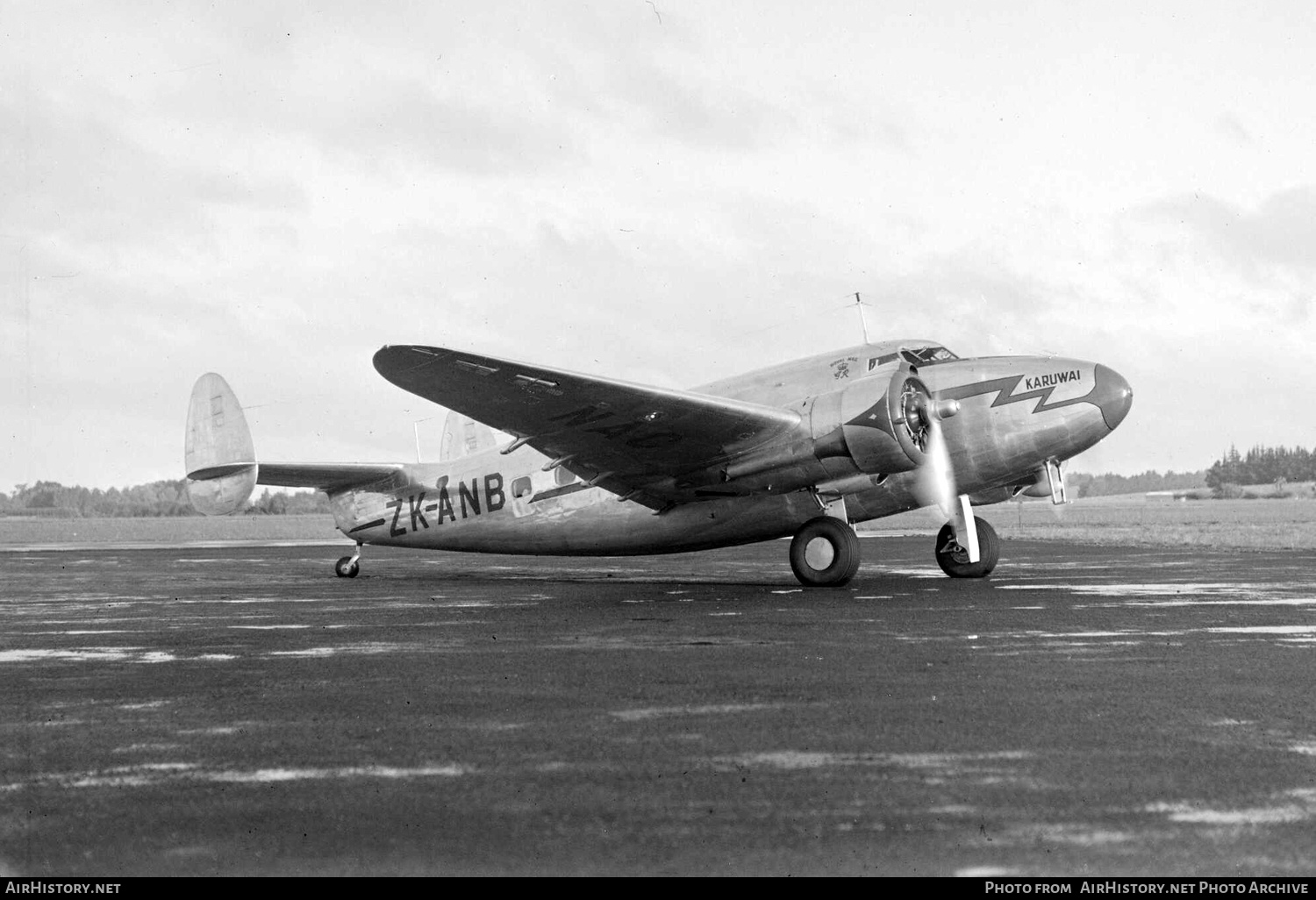 Aircraft Photo of ZK-ANB | Lockheed 18-56 Lodestar | AirHistory.net #434933