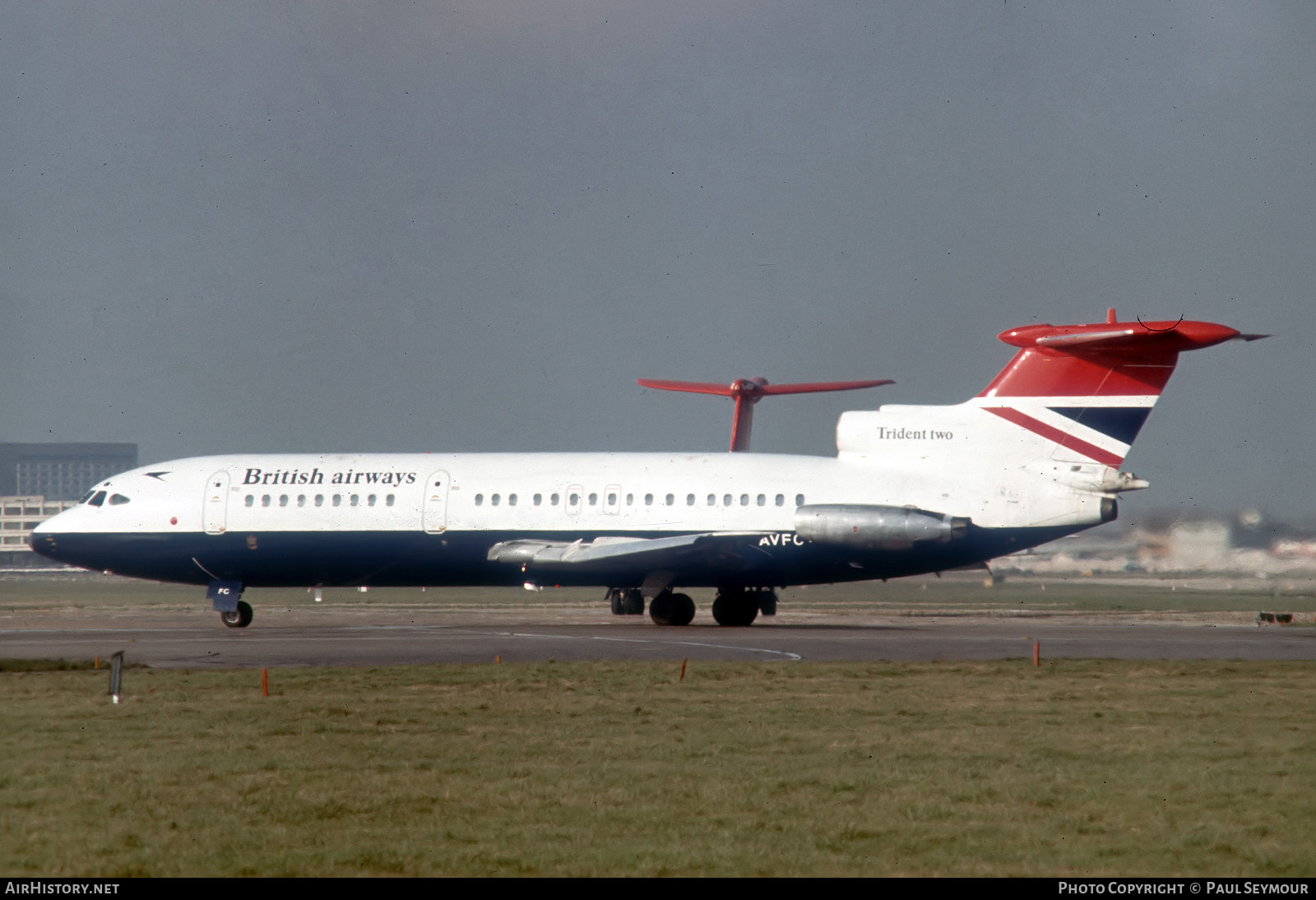 Aircraft Photo of G-AVFC | Hawker Siddeley HS-121 Trident 2E | British Airways | AirHistory.net #434943