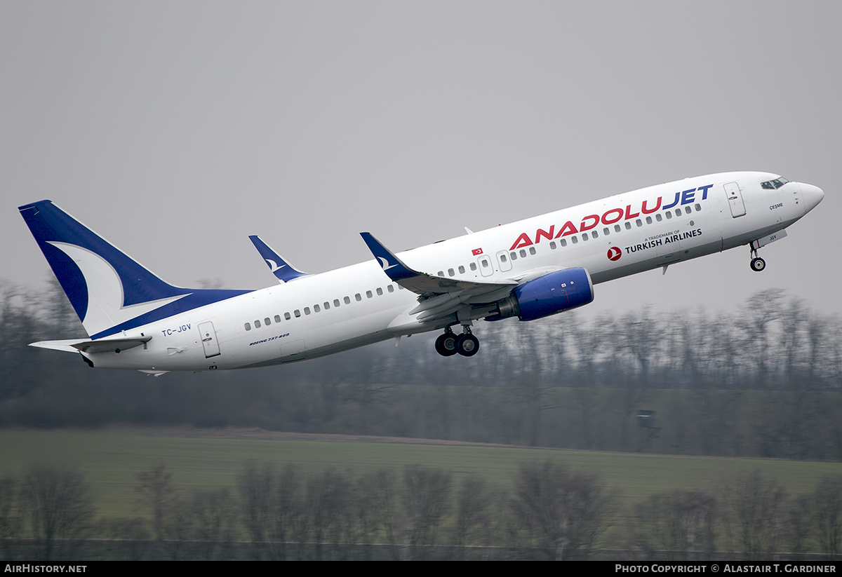 Aircraft Photo of TC-JGV | Boeing 737-8F2 | AnadoluJet | AirHistory.net #434951