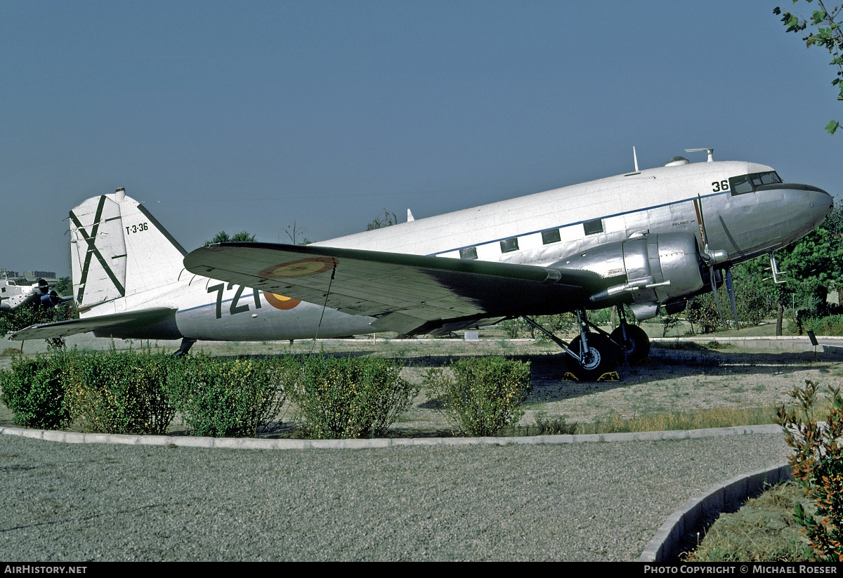 Aircraft Photo of T.3-36 | Douglas C-47D Skytrain | Spain - Air Force | AirHistory.net #434982