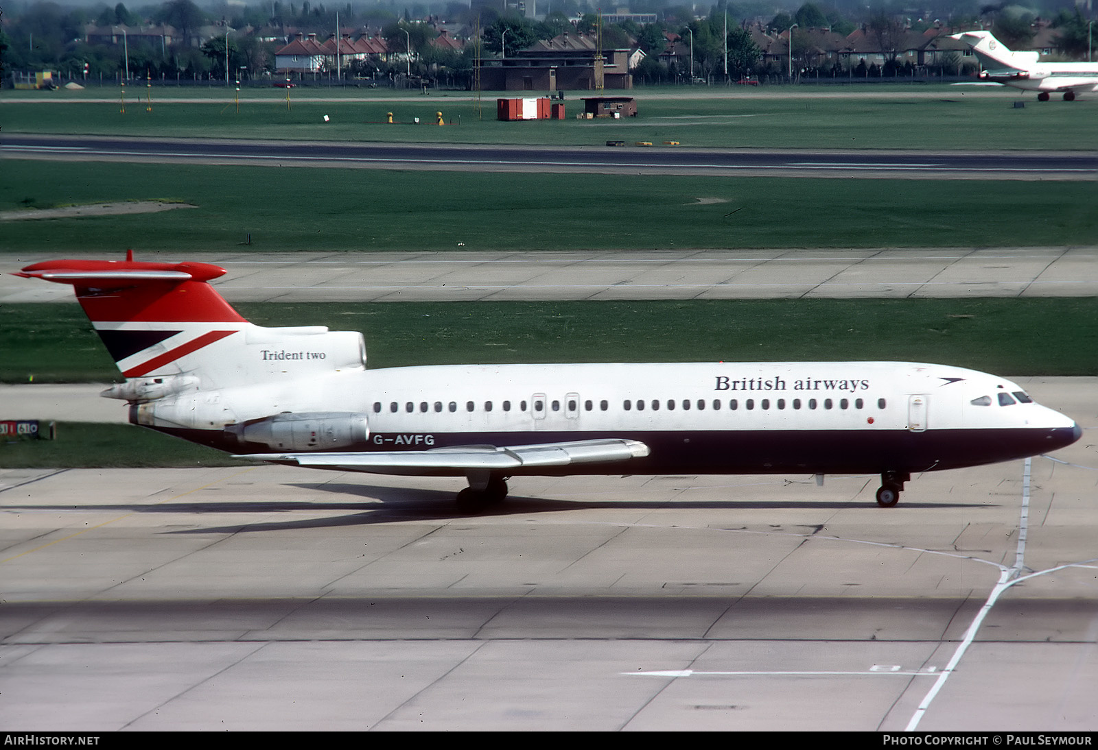 Aircraft Photo of G-AVFG | Hawker Siddeley HS-121 Trident 2E | British Airways | AirHistory.net #434993