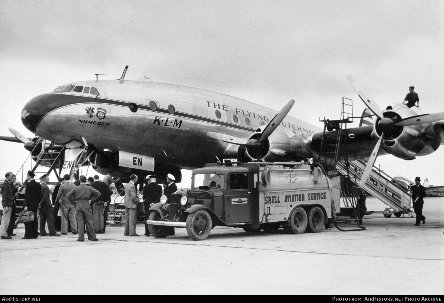 Aircraft Photo of PH-TEN | Lockheed L-049 Constellation | KLM - Royal Dutch Airlines | AirHistory.net #435021