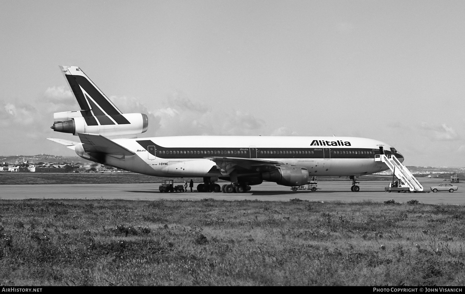 Aircraft Photo of I-DYNC | McDonnell Douglas DC-10-30 | Alitalia | AirHistory.net #435025