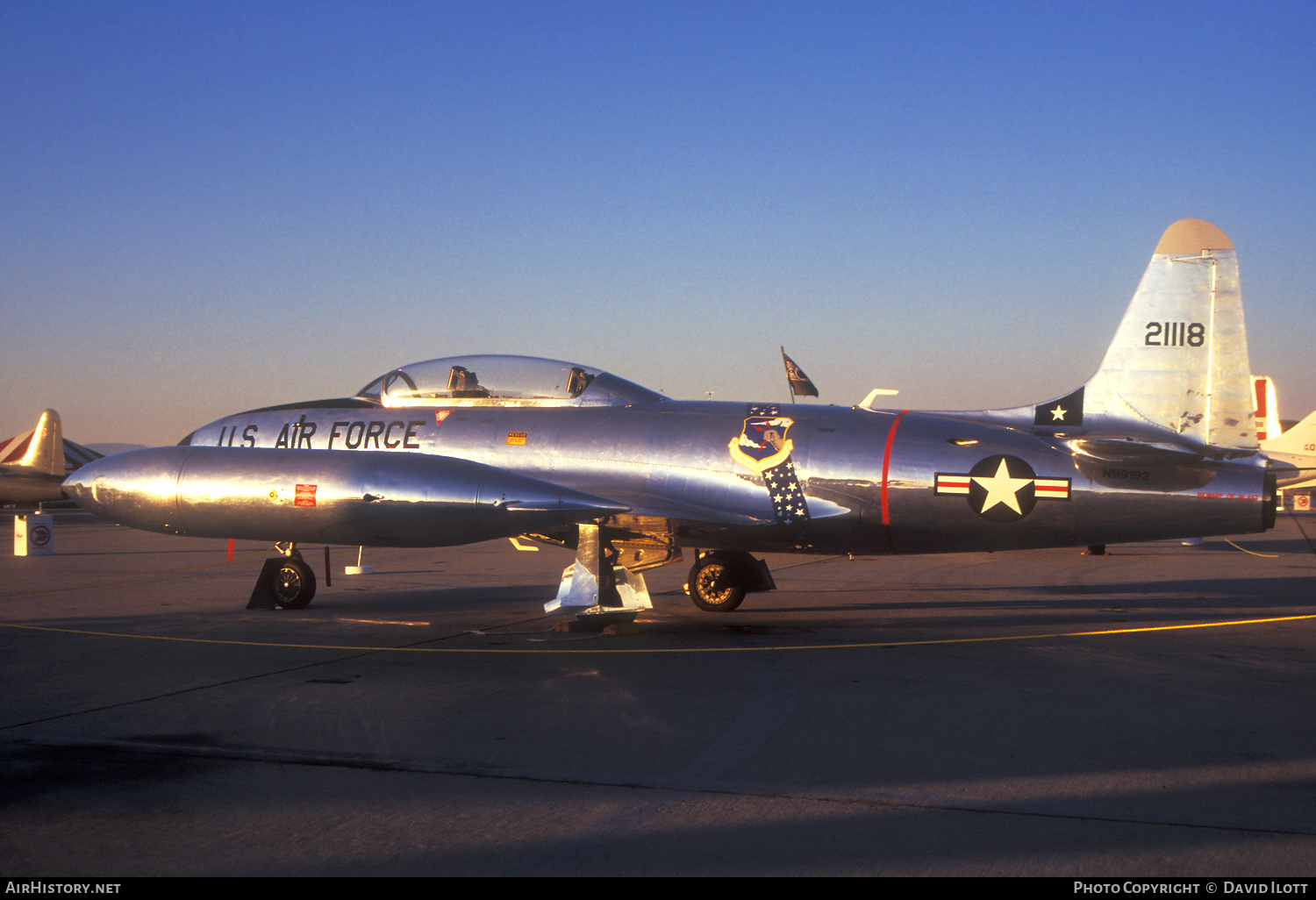 Aircraft Photo of N99192 / 21118 | Canadair T-33AN Silver Star 3 | USA - Air Force | AirHistory.net #435026