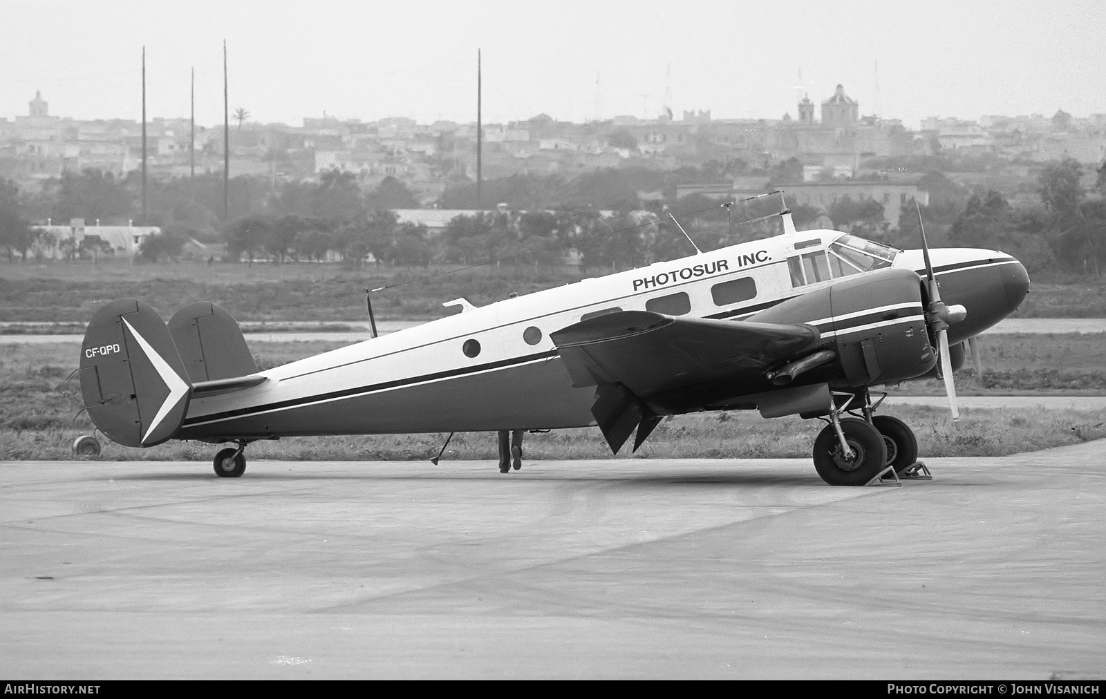 Aircraft Photo of CF-QPD | Beech Expeditor 3TM | Photosur | AirHistory.net #435037