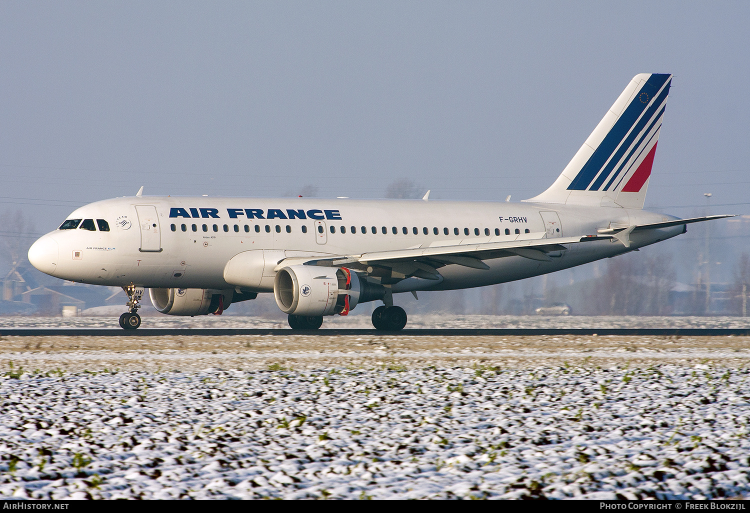 Aircraft Photo of F-GRHV | Airbus A319-111 | Air France | AirHistory.net #435104