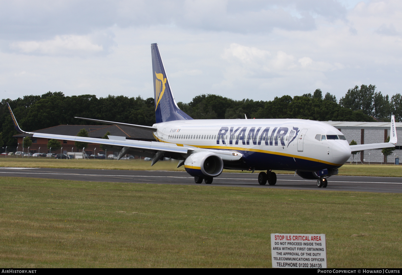 Aircraft Photo of EI-EBR | Boeing 737-8AS | Ryanair | AirHistory.net #435117